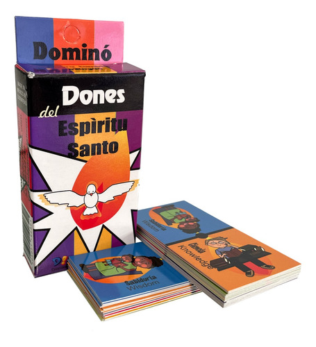 Domino De Dones Del Espíritu Santo Para Niños - Bilingüe 