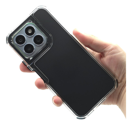 Funda Case Para Honor X8c Carcasa Full Protect Uso Rudo Shell Fosfo - Negro Honor X8c