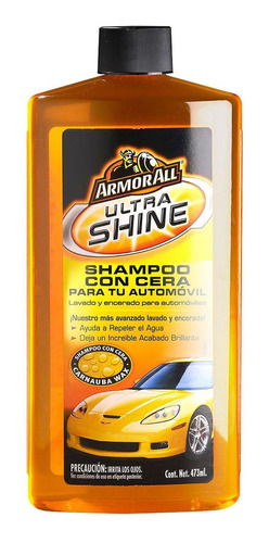 Shampoo Con Cera Armor All Limpieza Autos Camión Moto 473ml