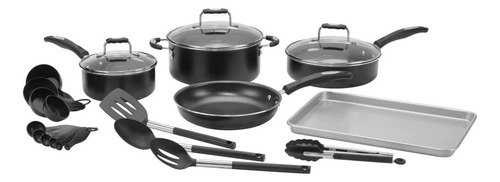 Juego De Utensilios Y Ollas De 22 Piezas Cuisinart P55-22bk