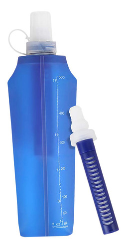 Botella De Filtro De Agua Plegable Bolsa De Agua Filtrada