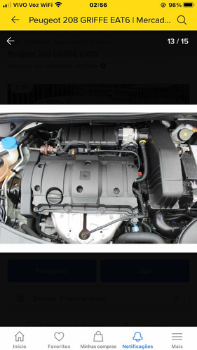 Peugeot 208 2016 1.6 Thp 16v Gt Flex 5p