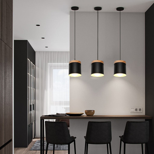 Lámpara Colgante Estilo Moderna Con 3piezas