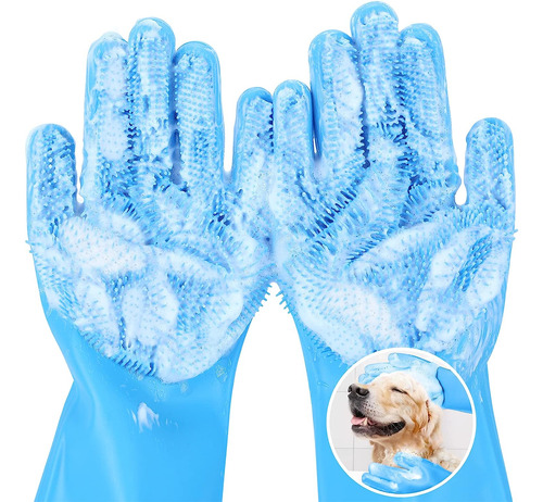 Guantes De Baño De Silicona Para Perros Con Diseño Mejorado