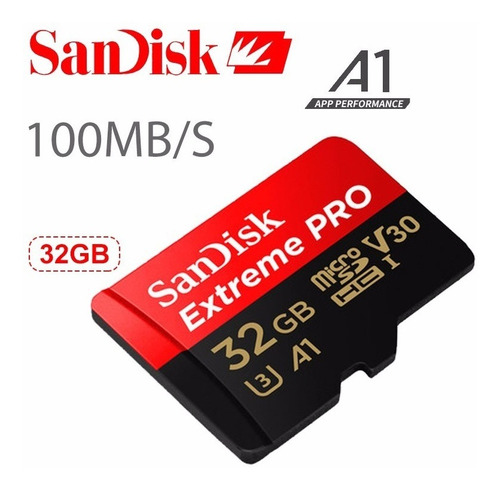 Cartão Memória Micro Sdhc 32gb Sandisk Extreme Pro Lacrado
