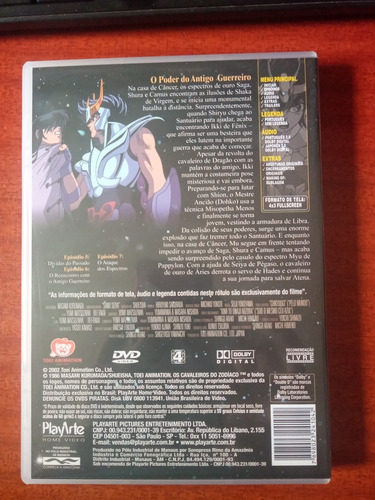 Dvd Cavaleiros Do Zodíaco Hades: A Saga Do Santuário Vol.1 2