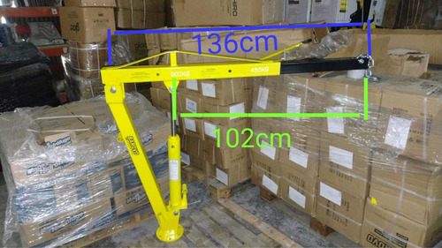 Guinche Pluma Para Camioneta 1tn 1000 Kg Hidráulico Barovo
