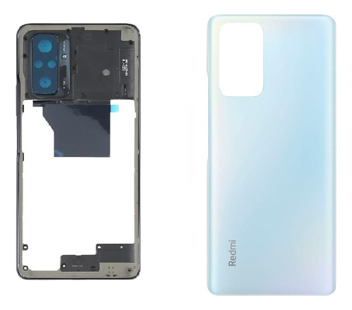 Carcaça Traseira + Tampa Xiaomi Redmi Note 10 Pro Azul