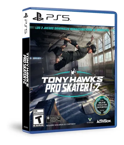Tony Hawk's Pro Skater 1 + 2 Formato Físico Ps5 Original