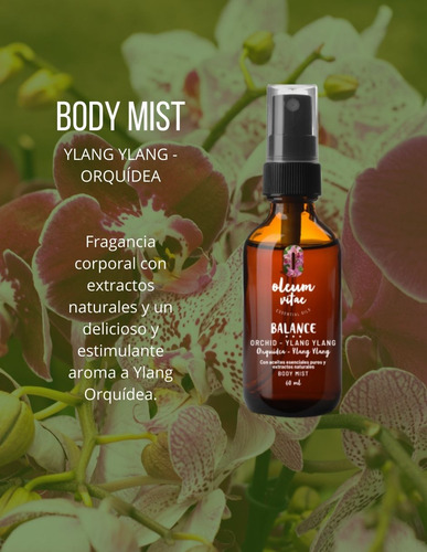 Kit DĂșo Oleum Vitae Crema Y Mist Con Aceite Esencial Ylang
