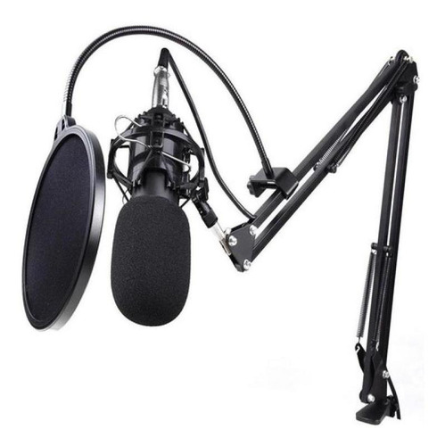 Microfono Genki Bm800 Condenser Usb Kit Brazo Araña Antipop