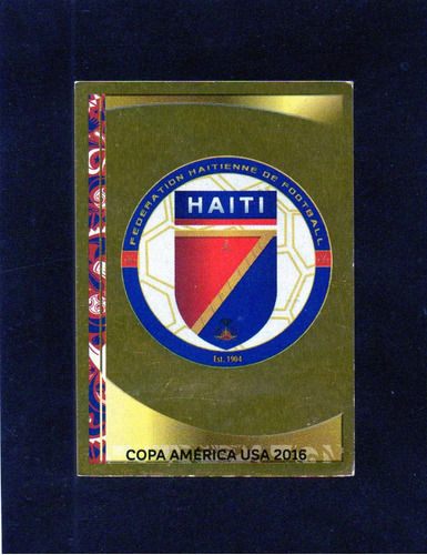 Copa America 2016. Figurita N° 158 Escudo De Haiti. Mira!!