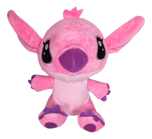 Plush Peluche Angel Stitch Rosa 22cm Lilo & Stitch Importado