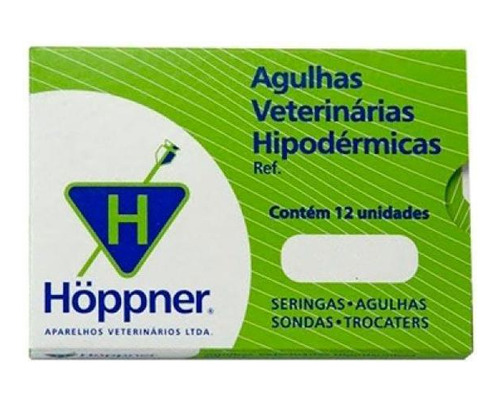 Agulha Veterinária Hoppner - Caixa Com 12 Un. 20x12