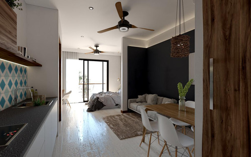 Imagen 6 de 20 de Departamento En Venta En Playa Del Carmen, Huaya 20, Estudio Planta Alta