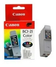 Cartucho Canon Bci-21 Color S100 Bjc2000 C25000 C3000 C500