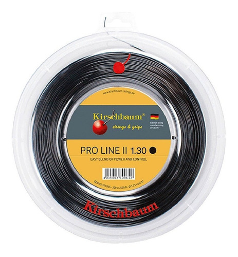 Encordado Rollo Kirschbaum Pro Line 2 En 1.25, 1.30 Tenis