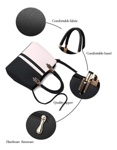 Smallbluer Bolsos De Mano De Charol Suave Para Mujer Bolsos