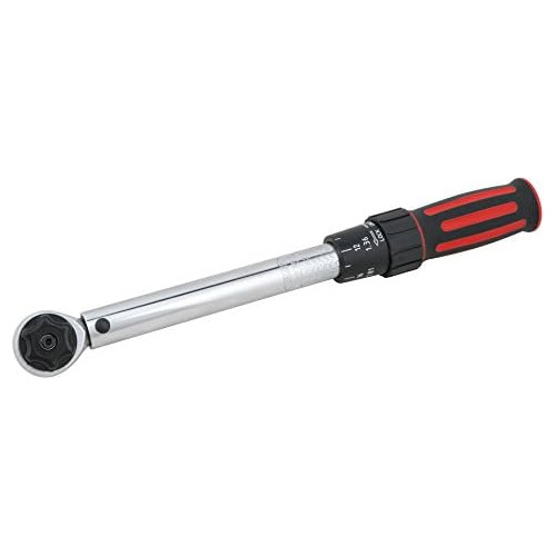 M196 1/4-inch Drive 250 In/lb Click Torque Wrench, Blac...