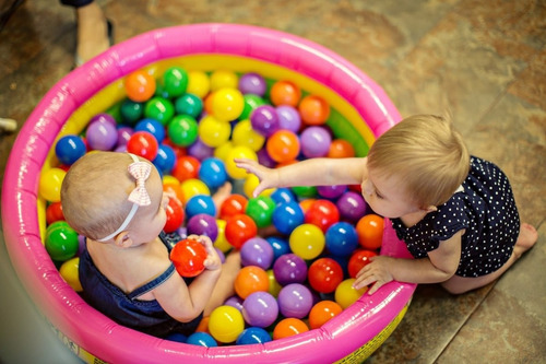 Imagen 9 de 10 de Bolson Bolsa De Pelotas Juego Peloteros Niños Casita Piletas
