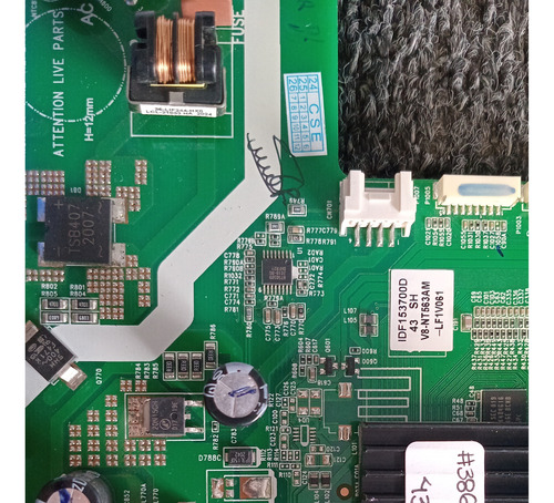 Tarjeta Main #386 43evlsm N/p 40-3nt63m-mab2hg (Usado)