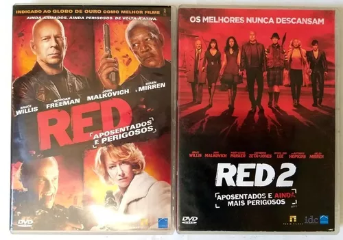 RED: Aposentados e Perigosos - duas dublagens (DVD e TV) 