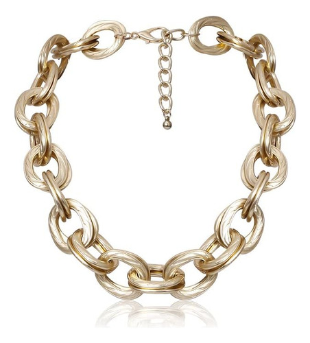 Octwine Dainty O Link Collar Gargantilla Gruesa Dorada Decla