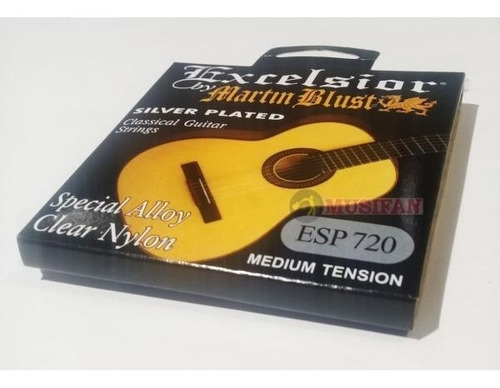 Imagen 2 de 7 de Encordado Martin Blust Esp720 Cuerdas Guitarra Clasica