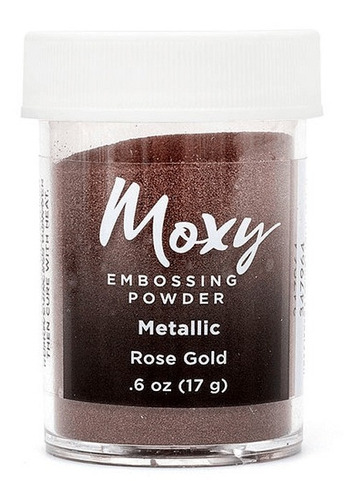 Moxy Embosing Metallic Rose Gold Powder