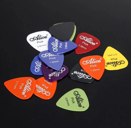 Uñetas O Púas De Guitarra 12 Unidades