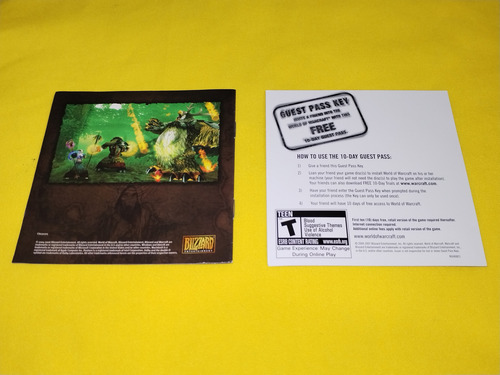 World Of Warcraft Pc 2004 10 Trial Edition (Usado)