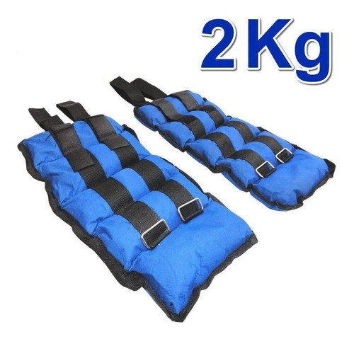 Tobi Pesas 2kg C/u Entrenamiento Piernas Tobillera Velcro