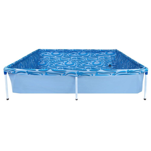 Piscina estrutural retangular Mor 001002 com capacidade de 1000 litros de 1.89m de comprimento x 1.26m de largura azul design água