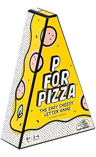 Juego De Mesa P For Pizza- Niños Y Adultos