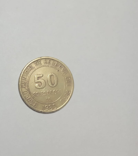 Moneda De Oro Conmemorativa - Perú 1980, 50 Soles De Oro