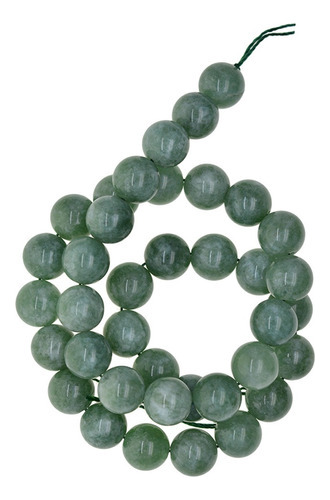 Abalorio De Piedra De Jade Natural De 10 Mm [u]