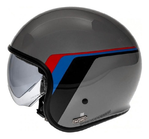 Casco Hjc Abierto C/visor V30 Osor Mc5 