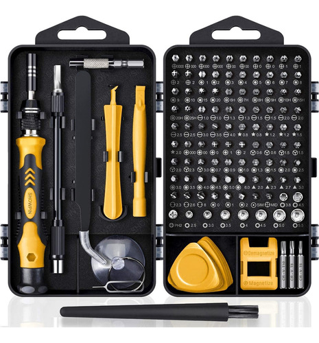 Kit D/herramientas Showpin P/reparar iPhone/watch/ps4/yellow