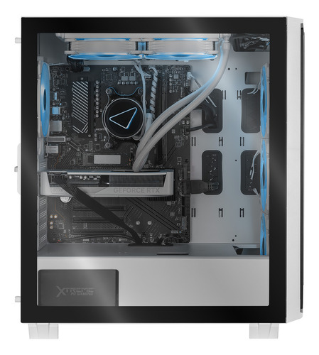 Xtreme PC Gaming XPG Geforce RTX 5060 TI 16GB AMD Ryzen 9 7900X 32GB DDR5 SSD 1TB Sistema Liquido WIFI White