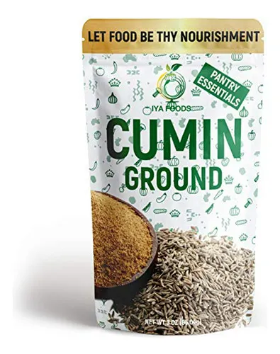 Semilla De Comino Molida De Iya Foods, Hecha De 100% Semilla