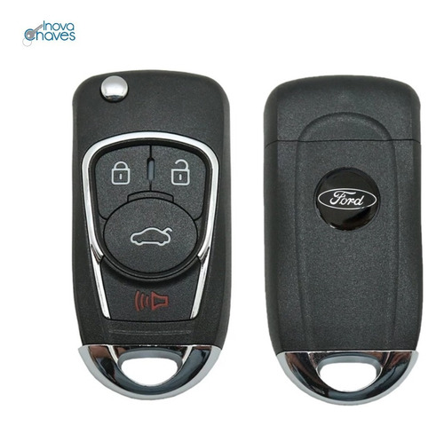 Imagem 2 de 5 de Chave Canivete Ford Ka Fiesta Ecosport 2003 A 2012