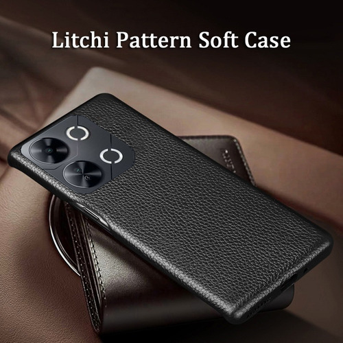 Zt Funda Para Itel P65 Silicona Litchi Textura+mica