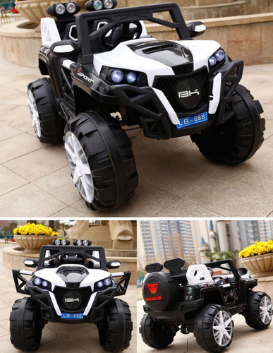Imagen 5 de 10 de Carro Montable Eléctrico 4x4 Buggy + Control Remoto Bcx-1 Bk