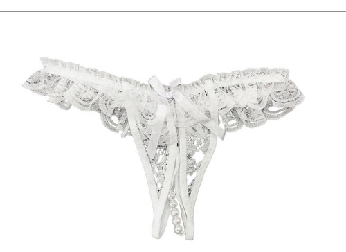 Docena De Hilo De Encaje Sexy Con Perlas Decorativas