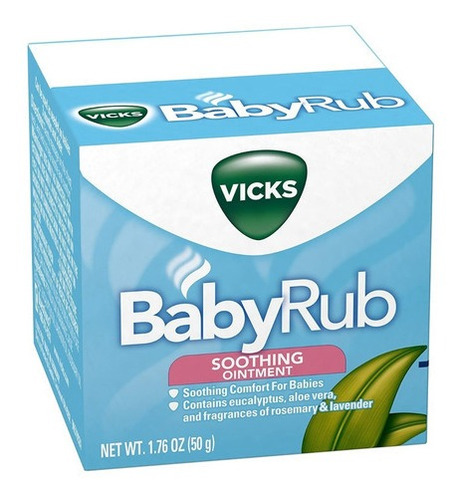 Vicks Baby Rub Para Bebês Original Pote Com 50g