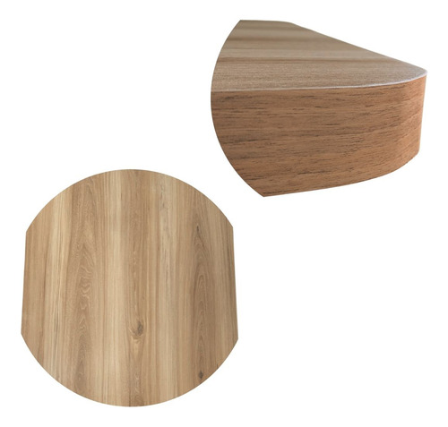 Tampo De Mesa 1,20 X 70cm Acabamento Em Perfil Madeira Mdf