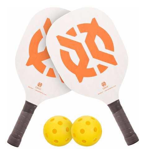 Recruit Pickleball  Ter Set Incluye 2 Paletas Y 2 Pickl...