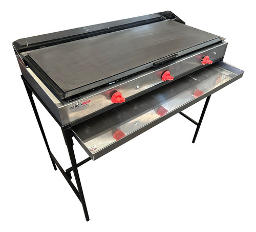 Plancha Parilla Con Gratinador 110x50x90