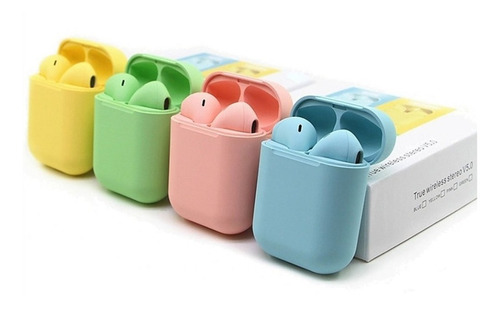 Auriculares Inalámbricos Bluetooth In Pods 12 Colores Pastel