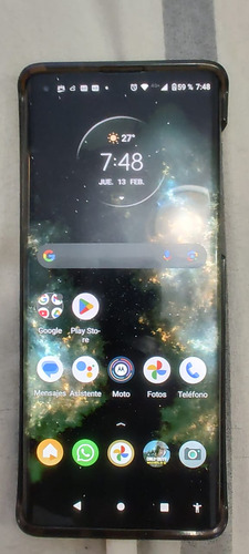 Celular Motorola Edge 2020 128gb Usado En Excelente Estado Negro (Usado)